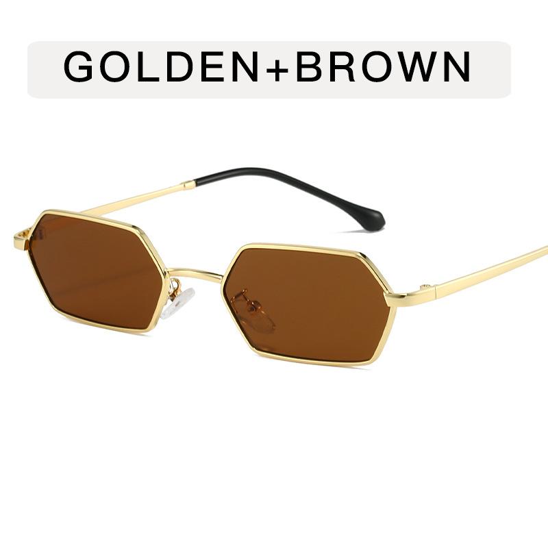 

Vintage Style Women Sun Glasses Polygon Shape Fashion Trendy Female Sunglasses European American Stylish Men Glass