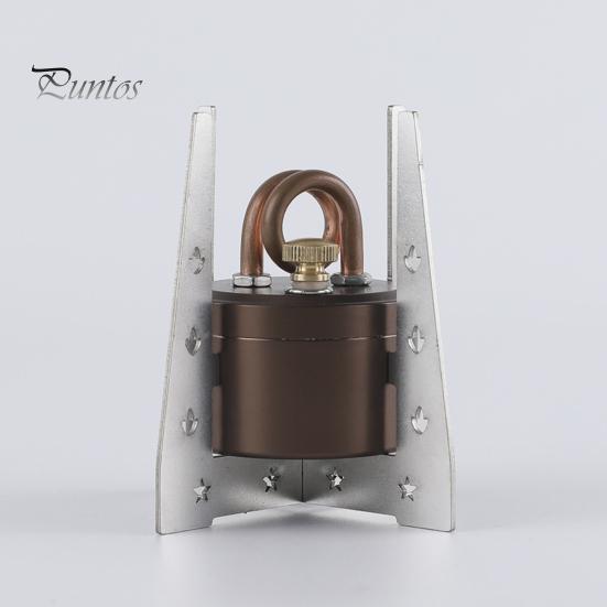 1 Zestaw Przenośny Palnik Kempingowy Pojemność 50ML Wytrzymały Outdoorowy Turystyczny Plecak Piknikowy Kuchenka Do Gotowania Wiatroodporny Metalowy Piec na Paliwo Płynne