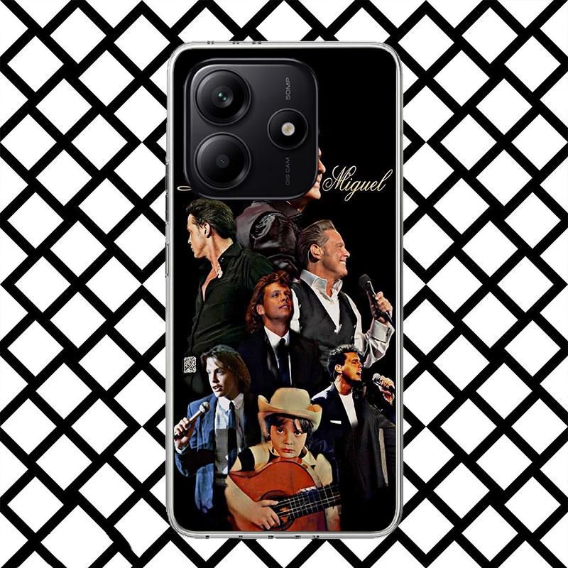 L-Luis M-Miguel Singer Phone Case for Xiaomi Redmi Note 15 14 14S 13 12 12S 11 Pro Plus 11E 11T 11S 10S 5G Soft Cover Fundas Red