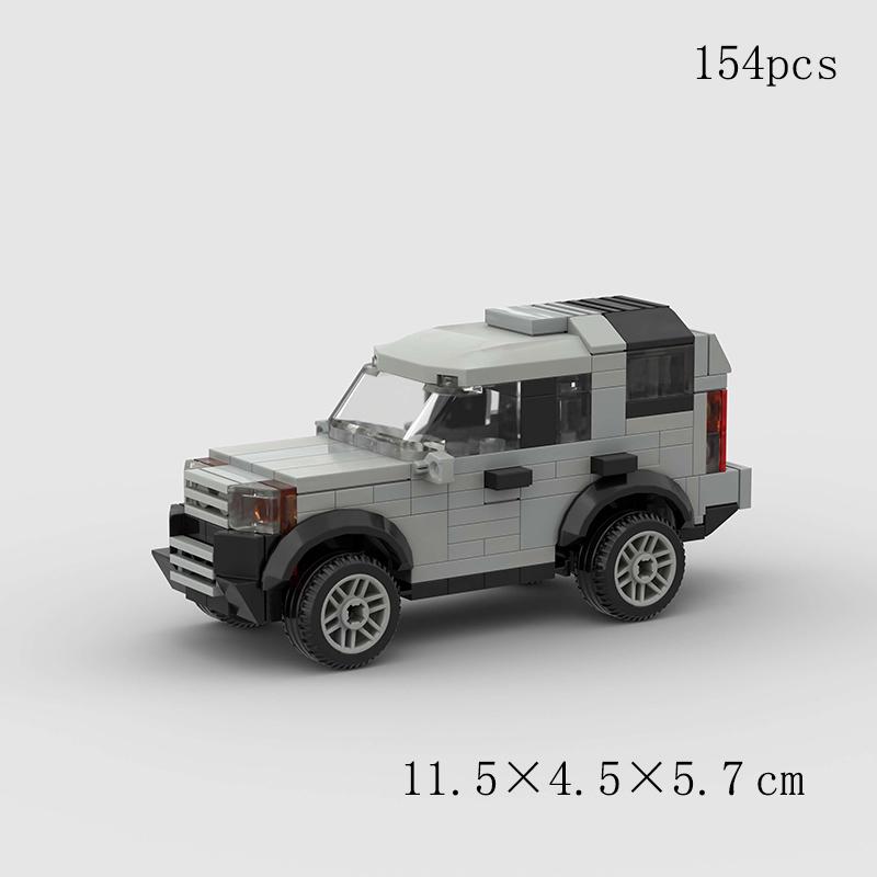 MOC Off Road Car Building Blocks Pickup Truck Bricks Cross Country Jeep SUV Humvee Speed Race City Overland Technical vehicle