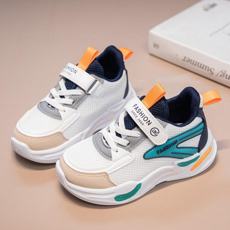 

Весна и осень новые сетчатые дышащие детские кроссовки легкие нескользящие повседневные кроссовки для мальчиков и девочек корейский стиль модная обувь 37 зелёный