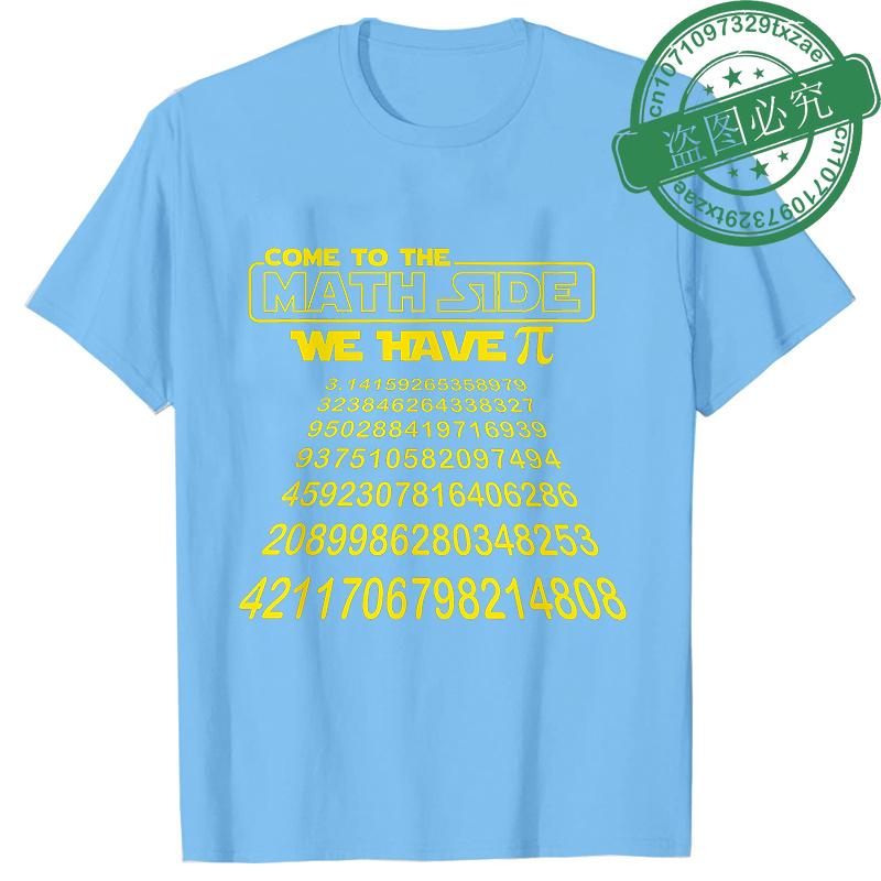 Fashion Pi Day Teacher Gift Men's T-Shirt Summer T-shirts Come To The Math Side We Have Pie Shirt Male Clothes Graphic Y2k Tops