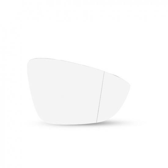 Right Side Heated Mirror Glass W/ Backing For Volkswagen Passat 2012 Eos 2009-16