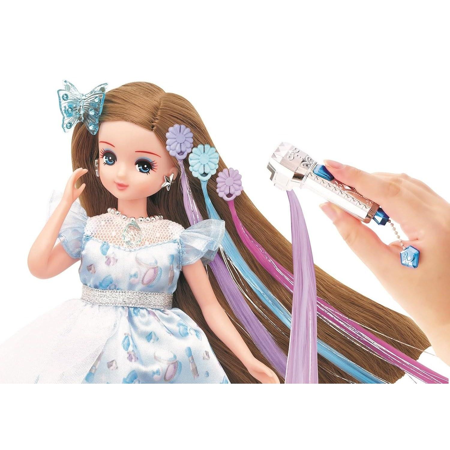 Takara Tomy Licca-chan Doll Extension Tsubasa-chan Push Blue Dress-Up Toy Ages 3 Up