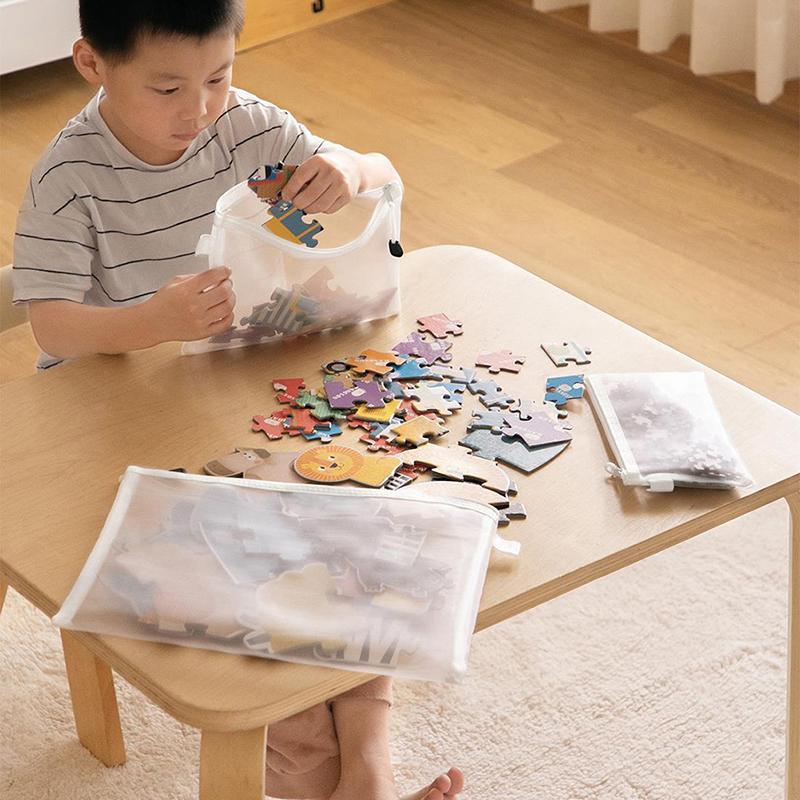 A4/A5/A6 Mesh Zipper Pouch Document Bag Waterproof Zip File Folder School Office