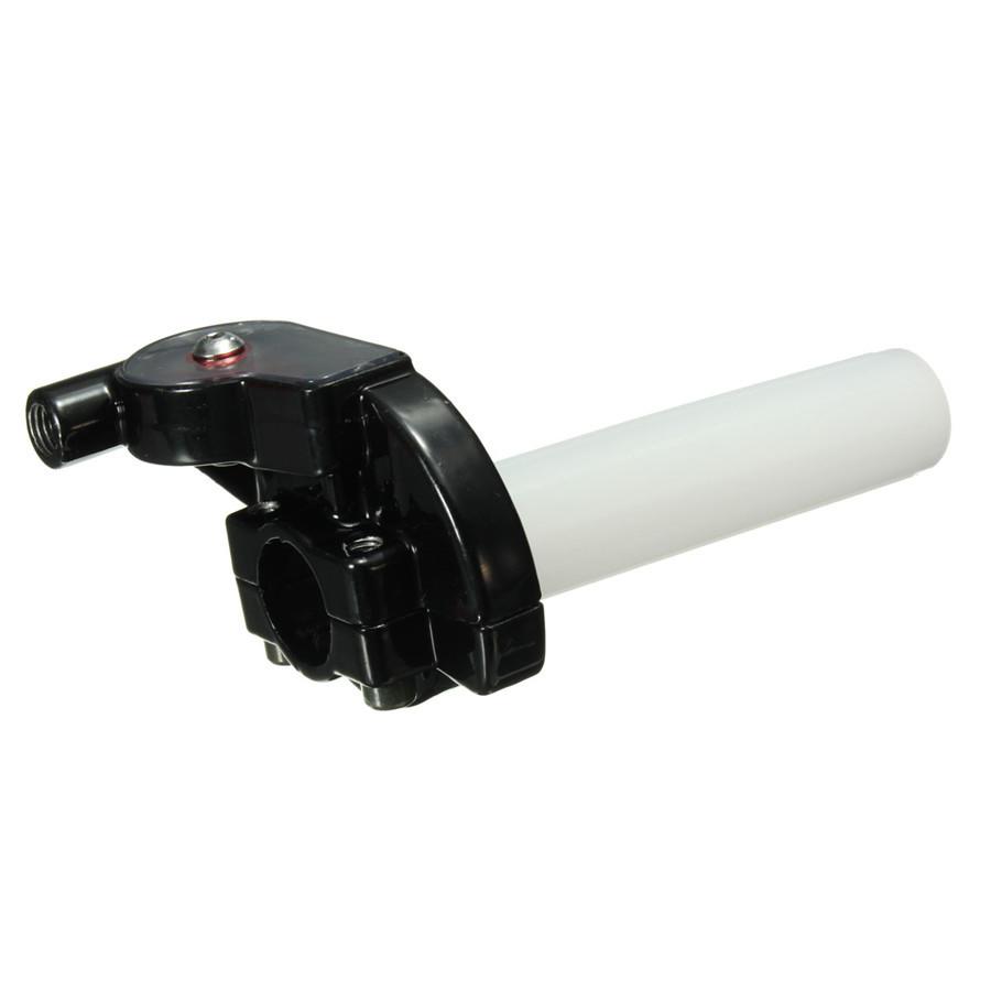 Nová 7/8" 22mm Motocyklová rukojeť plynu s objímkou a otočným lankem pro 50-250CC