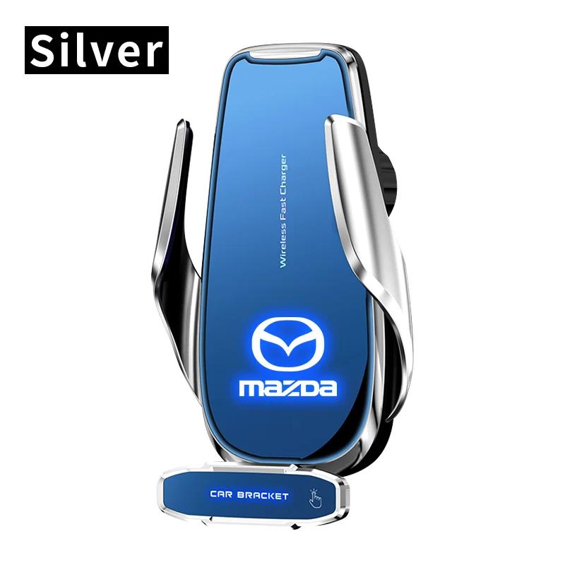 Car Wireless Charger Mobile Phone Holder Car Accessories For Mazda 3 Alexa CX30 CX-4 CX5 CX-5 CX8 CX-8 CX-30 CX9 CX-9 Car Goods