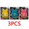 1-3Pcs Schylling Needoh Sensory Fidget Stress Relief Squishy Rabbit Anti-Anxiety Rabbit Squeeze Object For Focus Adhd Population