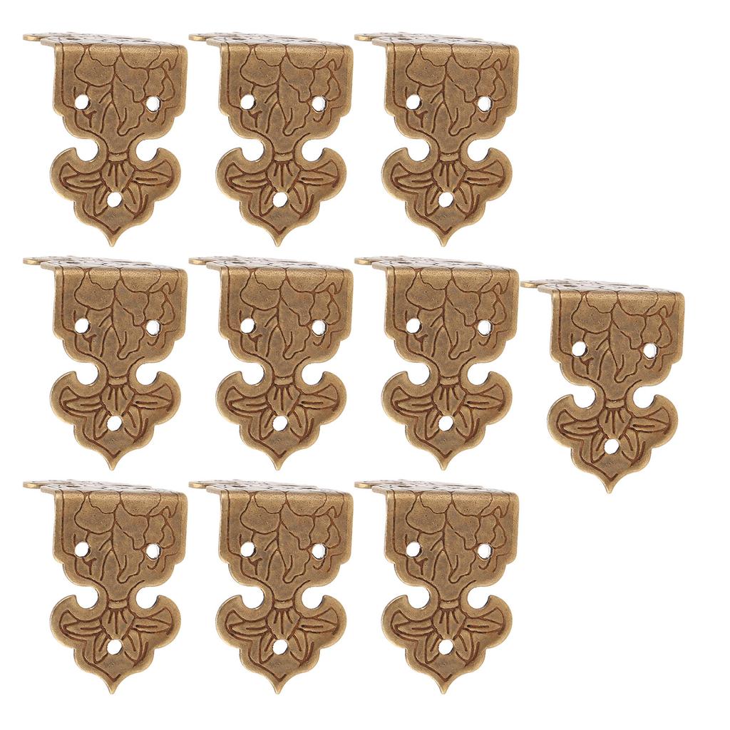 Eckenschutz Kupfer Tisch Ecke Schutzwerkzeug für Schmuck Geschenk Holzkisten Schränke Bronze