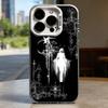 Gothic Cyber Sigil Cross Case for iPhone 16 15 14 13 12 11 Pro Max Plus Air 16E X XR XS Max Hard Shockproof Bumper Cover