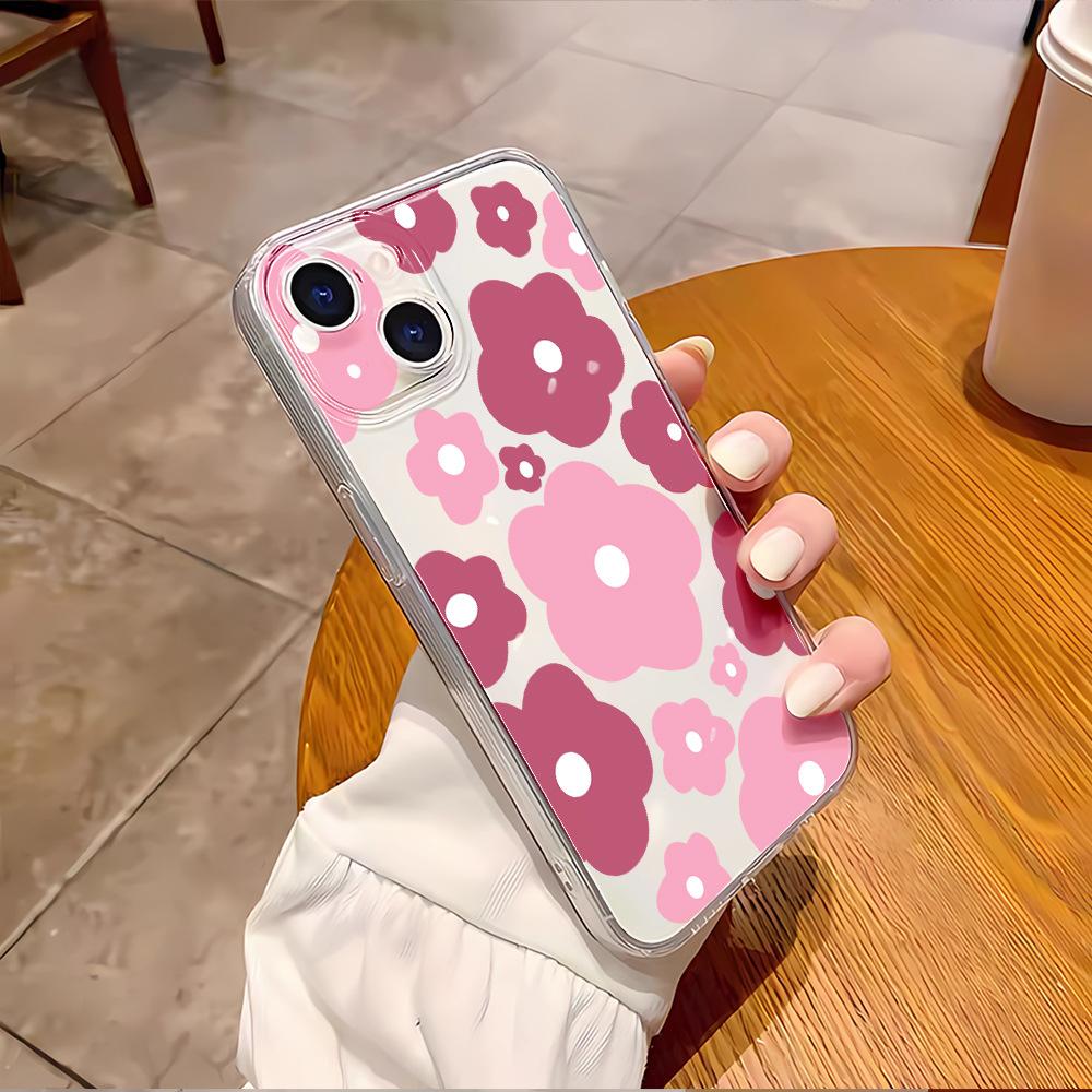 Summer Flower Apple 16 Mobile Phone Case Iphone17promax Mobile Phone Case 15 Transparent Case 14 Creative 11