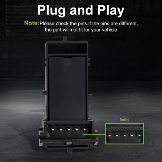 Front Power Door Lock Switch Driver Side Left For Silverado Sierra Truck 901-119