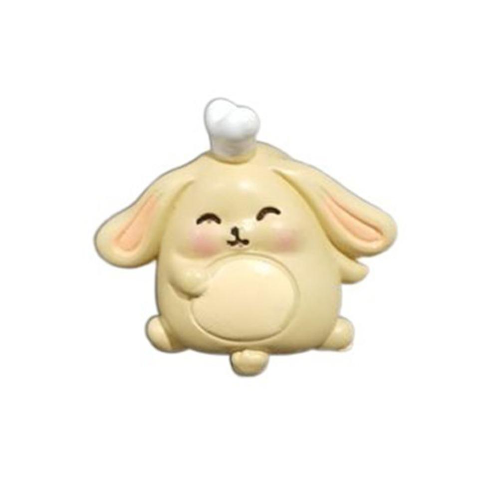 Cute Rabbit Micro Landscape Cartoon Moon Cakes Ornament Mid-autumn Rabbit Figurines  Home Desk