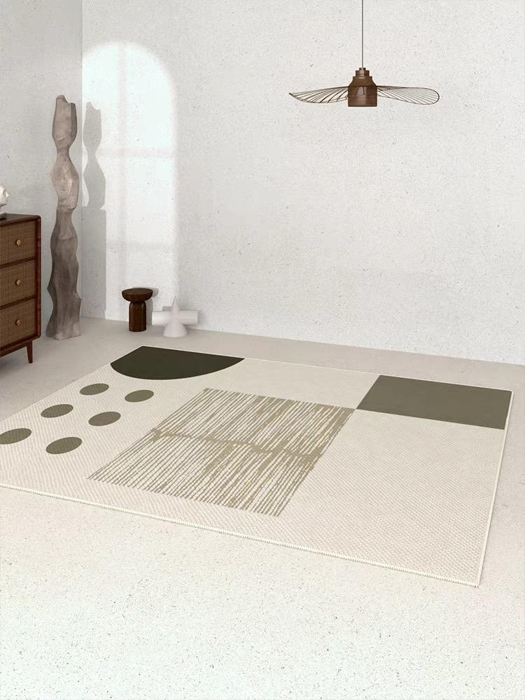 Salon Kryształowy aksamitny dywan Sypialnia Sofa Retro Stolik kawowy Koc Nowoczesny Luksusowy Dom Nordic Mata podłogowa