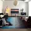 Gradient Soft Plush Carpet Non Slip Floor Mat for Bedroom Living Room Sofa Childrens Room Home Decoration