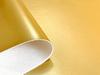 Nuno100sen Faux Leather Fabric, Enamel Gloss, Flame-Retardant (Gold), Pre-cut 122×44 Cm, 1 Mm Thick