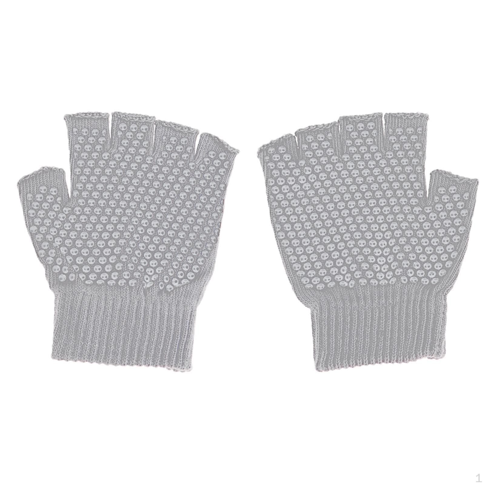 Йога s Без пальцев Фитнес Тренировка Велоспорт Grey