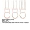 1/2/3Pcs Hair Brush Cleaner Rake Tool Easy Grip Handle Travel Size Hair Comb Cleaner Hair Styling Tool Maintenance Rake