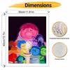 Disney Inside Out Emotions Oil Paint Digital Painting Art Kit Handmade DIY Painting Kit Home Decor