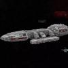 MOC Battlestar Galactica Model Klocki Budowlane Międzygwiezdny Film Puzzle Cegiełki Zestaw Statek Kosmiczny Puzzle Technologia Zabawka DIY Prezent dla Dziecka