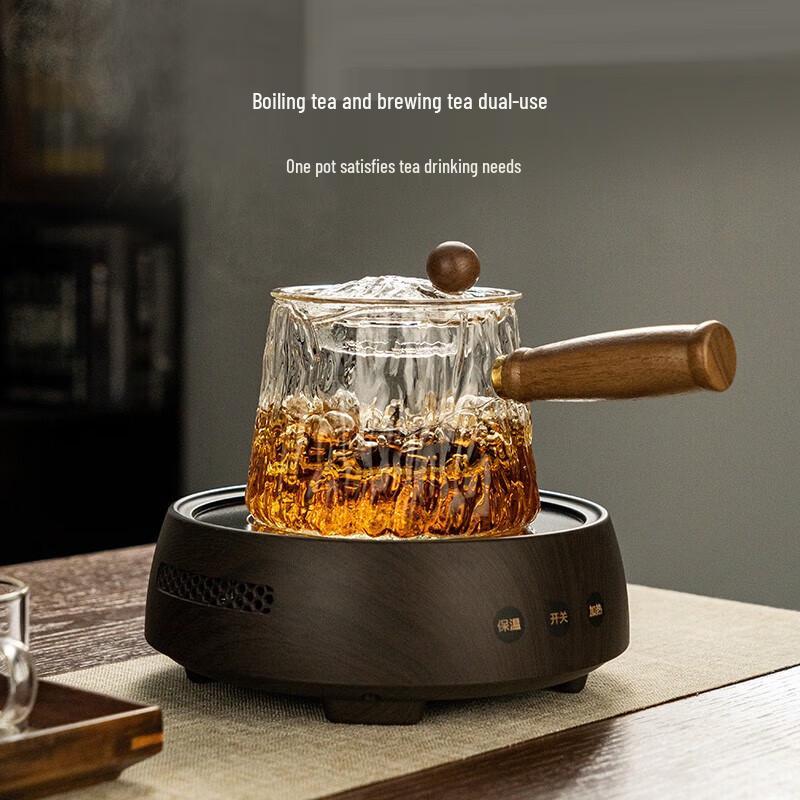 Fulinz Transparent Glass Teapot with Filter