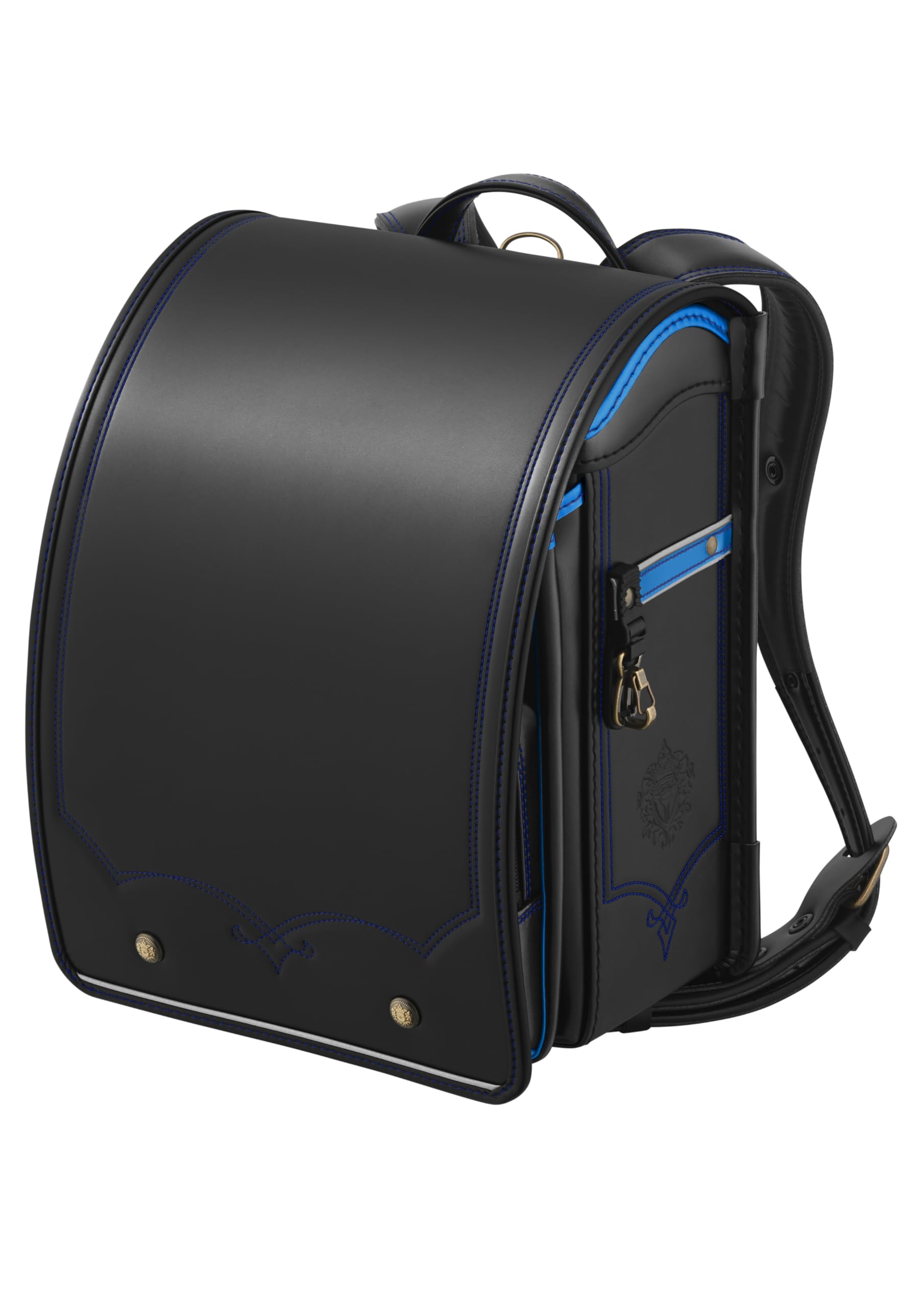 

Angel Wings Model Royal Voyage School Bag for Boys 2026 Model Black x Pearl Metal Marine A4 Flat File [Seiban]