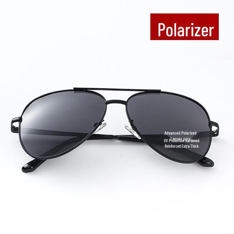 

Солнцезащитные очки-авиаторы Xiaohongshu с поляризацией, двойной переносицей и защитой от УФ-лучей