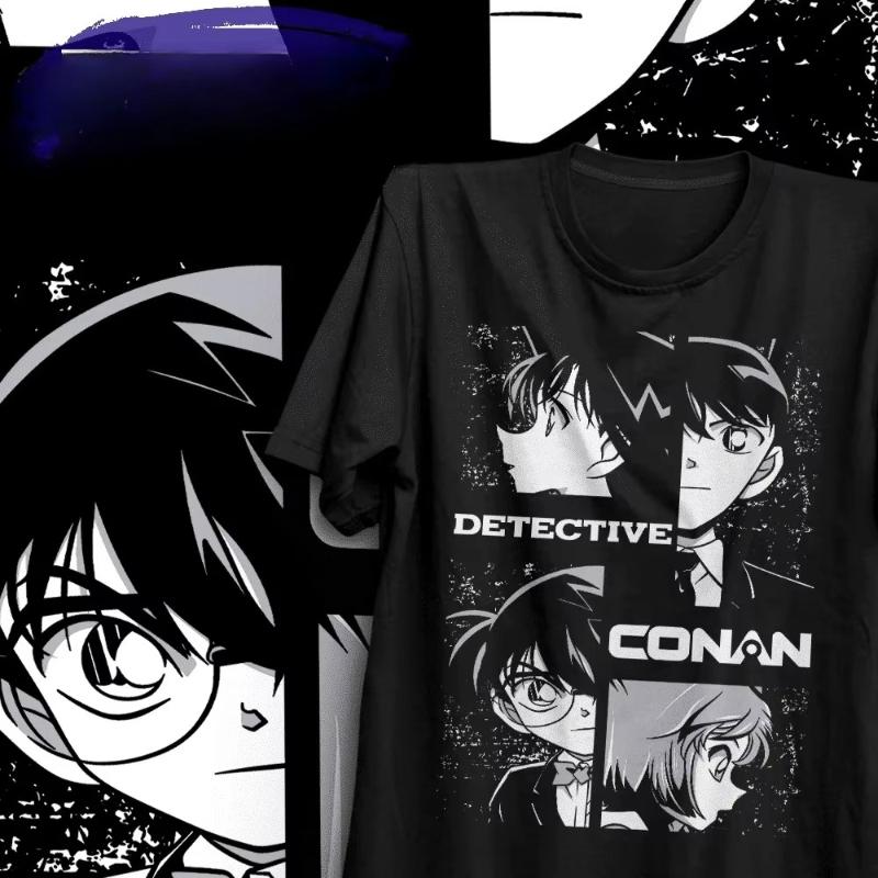 Maglietta Detective Conan Amante Anime Regalo Fumetto Abbigliamento Donna Vintage Goth Gotico Vêtements Manga Harajuku Personalità Y2K