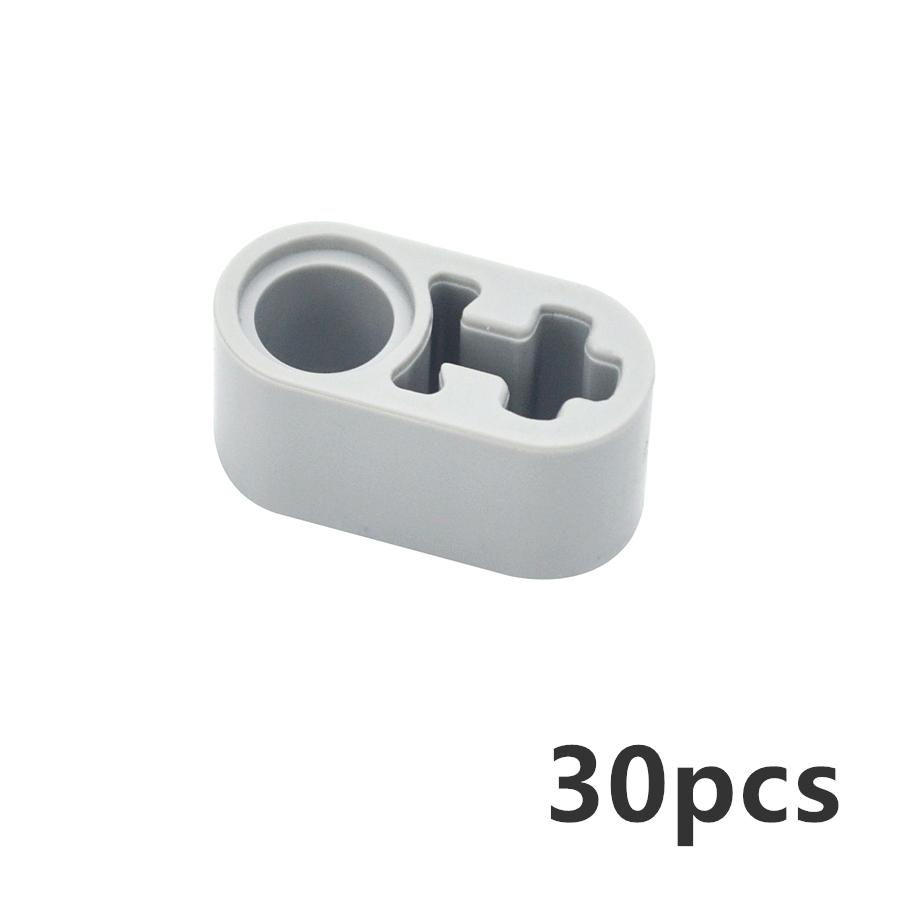 

Non-Toxic Compatible With 60483 74695 Moc Technical Beam Thick Bricks 1X2 Axle Holes Kid Tech Toys Assembles Building Blocks 30Pcs