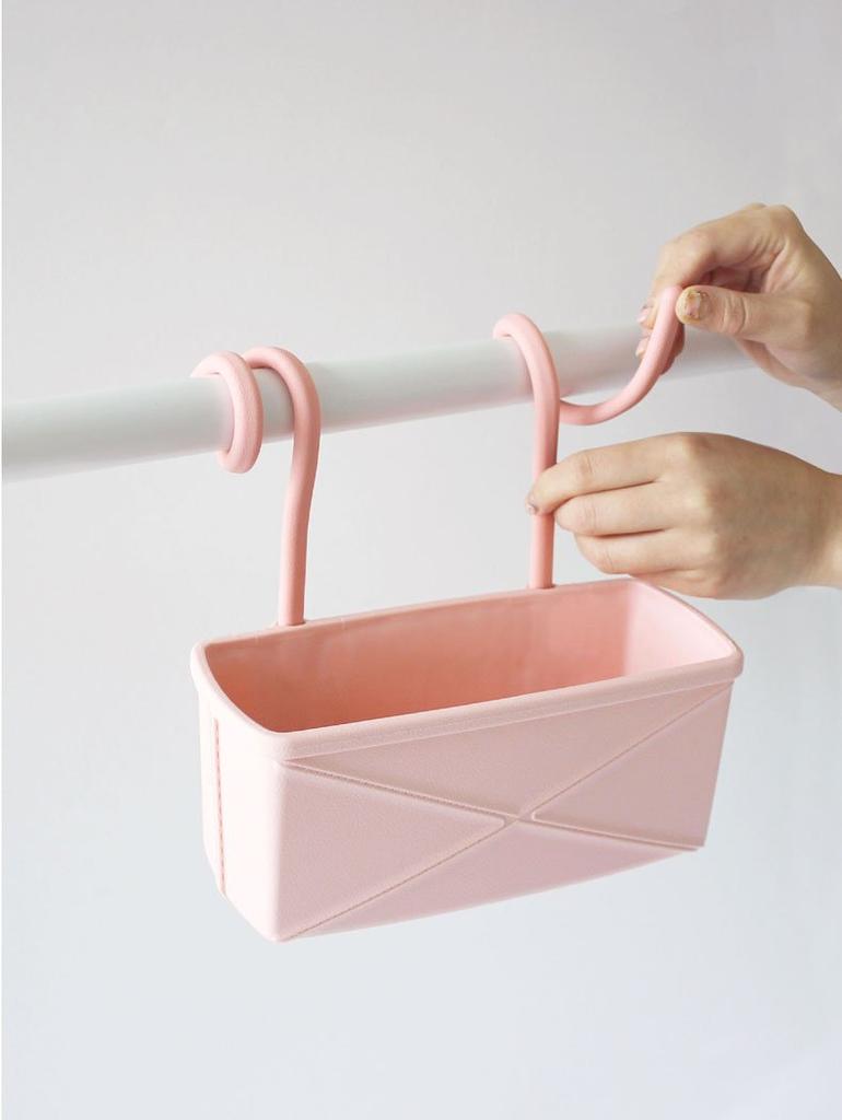 Yawata Kasei Sceltevie Grace MANO (Grace Mano) Type B (rectangular) Storage Box with Handle, Beige, 16.1 X 10.4 X H13.6 Cm, Made In Japan.