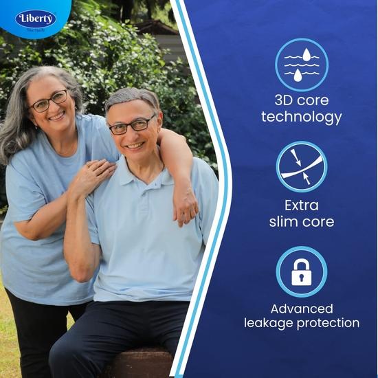 Liberty Eco Adult Diaper Pants Unisex, Large 20 Pcs, Waist Size (75-140 Cm | 30-55 Inches)