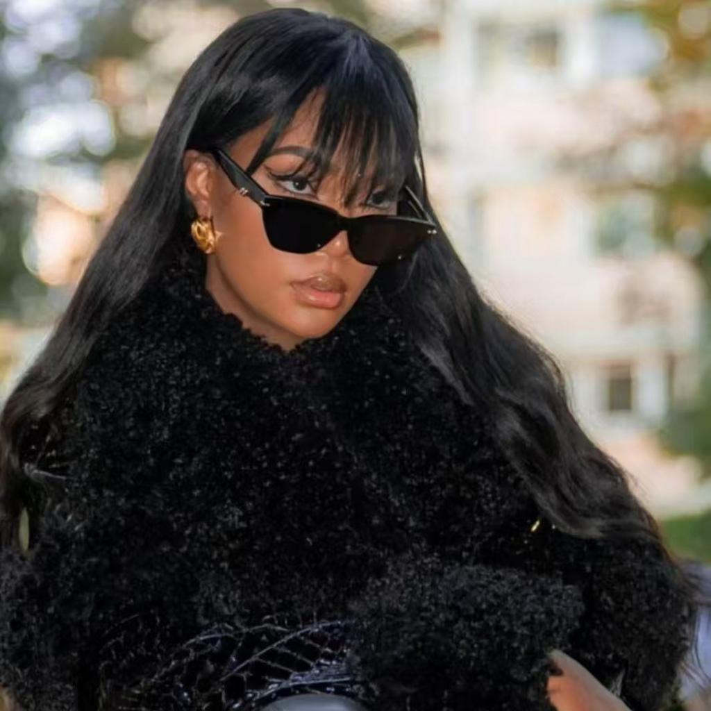 Cat Eye Shape Women'S Sun Glasses European American Style Anti-Glare Sunglasses Man Driving Travelling Female Sunglass