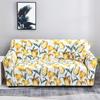 Milk Silk Printed Non Slip Sofa Cover Adjustable Furniture Protector For Living Room Bedroom Home Decor