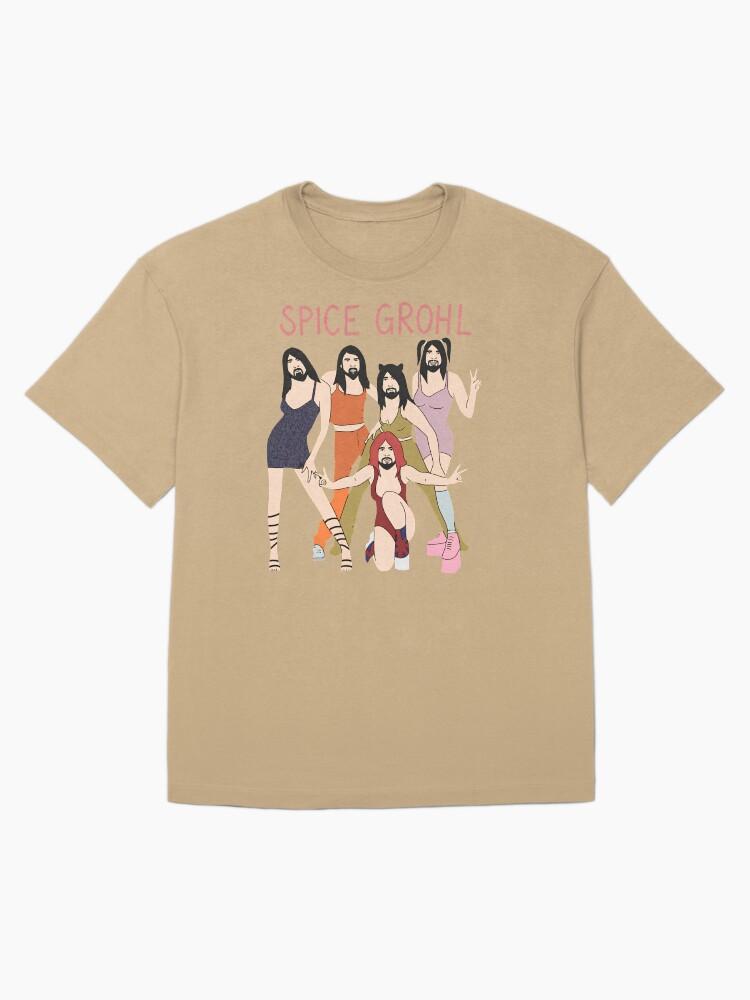 Foo Fighters Spice Grohl Funny Rock Band Parody Oversized T-Shirt