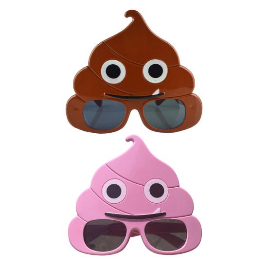 Occhiali Divertenti a Forma di Cacca Occhiali da Sole per Feste Accessorio per Foto di Compleanno Accessorio per Festival Occhiali per Eventi Disco Regalo Scherzo