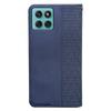 For Motorola Edge 60 Fusion 5G Wallet Phone Case Checkered Pattern Imprint Leather Flip Cover with Wrist Strap