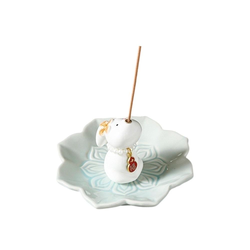 Home Decor Sheep Rabbit Incense Burner Chinese New Year Aromatherapy Incense Holder  Bedroom