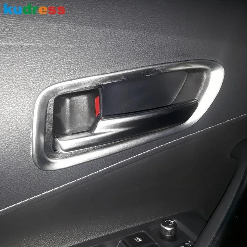Car Ide Inner Door Handle Bowl Cover Trim For Toyota Corolla E210 - 2024 2025 2026 Hybrid Black Interior Accessories