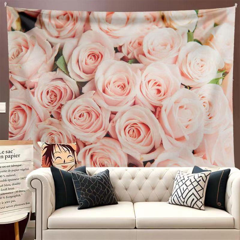 Background Cloth Ins Hanging Cloth Room Renovation Cloth Bedroom Dormitory Decoration Cloth Hanging Blanket Wall Blanket.