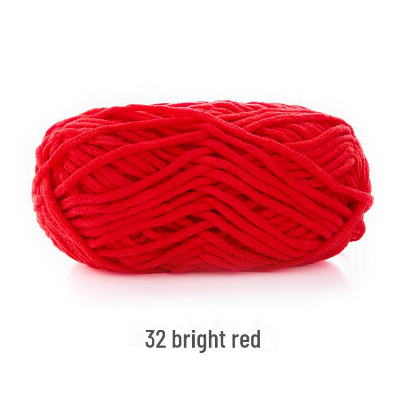 Snowball Mengzaizi DIY Wool Crochet Kit: Knitted Blanket, Scarf, Doll, Slippers