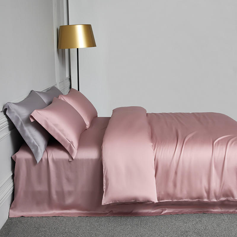 Lofuka Luxury Beauty 100% Silk Bedding Set Pure Silk Women Quilt Cover Double Flat Sheet Fitted Sheet Pillowcase For Deep Sleep