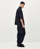 ERRORS EXCEPTED Ldp128Db Pleated Linen Denim Pants (One Wash)