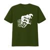 THE BLOOD BROTHERS Scratch Face Hardcore Post Band Print T Shirt for Men Vintage Washed Top For Everyday Wear Stretched