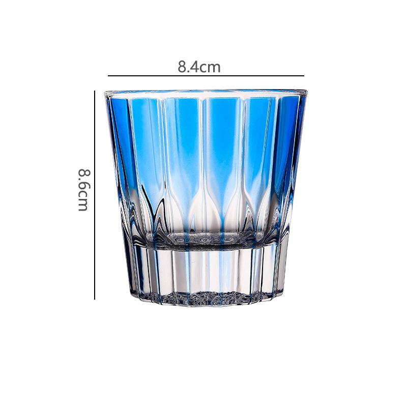 200ml Luxusní sklenice na víno Vícebarevné sklenice na whisky Špičková koktejlová sklenice Párty Vynikající sklenice na pití Kávové hrnky