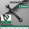 Portable 6-19MM Combination Wrench Open-end Dual-purpose Ratchet Spanner Manual Spanners Car Repair Tool