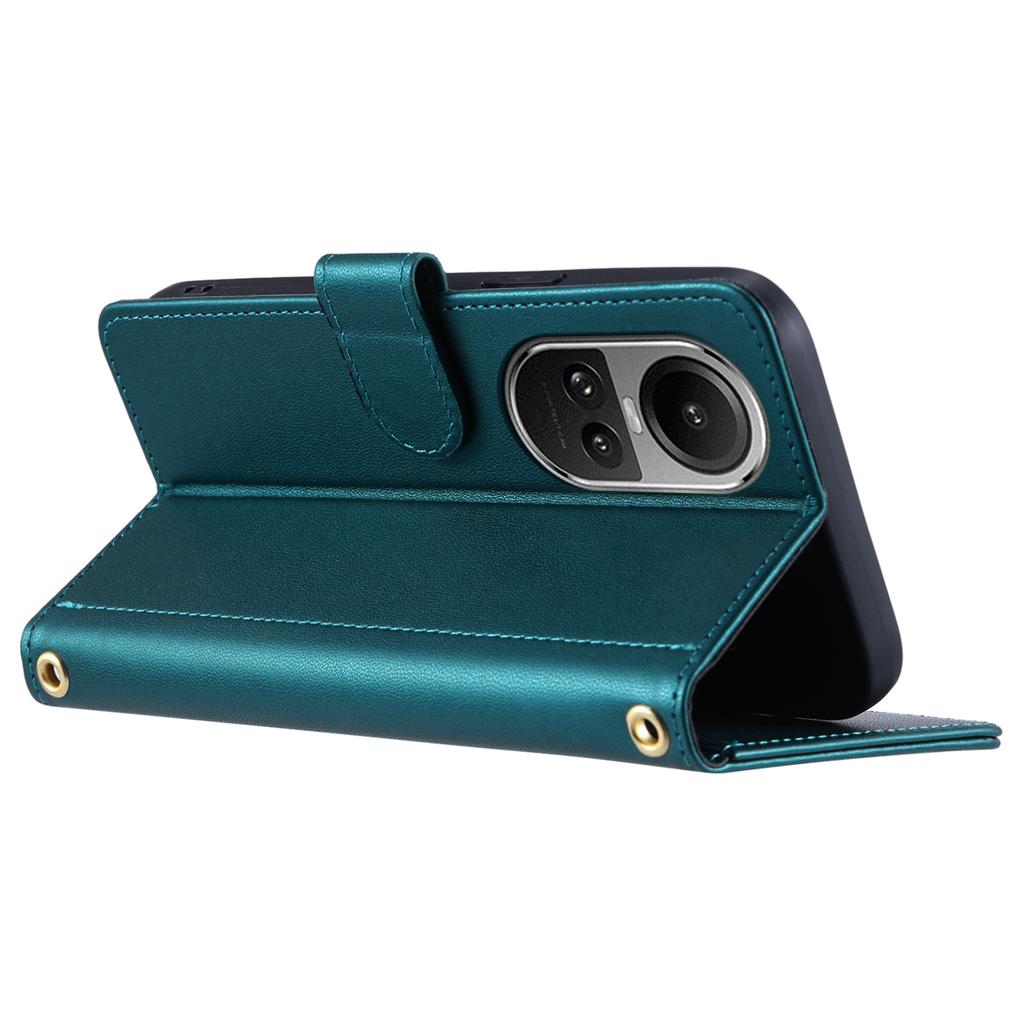 For Oppo Reno10 5G (Global)/Reno10 Pro 5G (Global) Case PU Leather Flip Stand Phone Cover