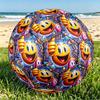 PAC Print Size 5 Soccer Ball, PU Wear Resistant Football for Match Training and Daily Practice, Birthday Gift for Soccer Fans