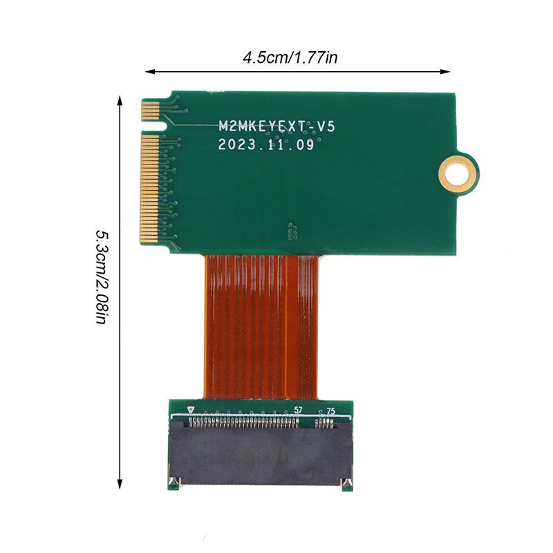 For Legion Go Modifikasjonskort 2242 Til 2280 Nvme Harddisk SSD M2 Overføringskort For Legion Go Adapter Konverter Overføringskort