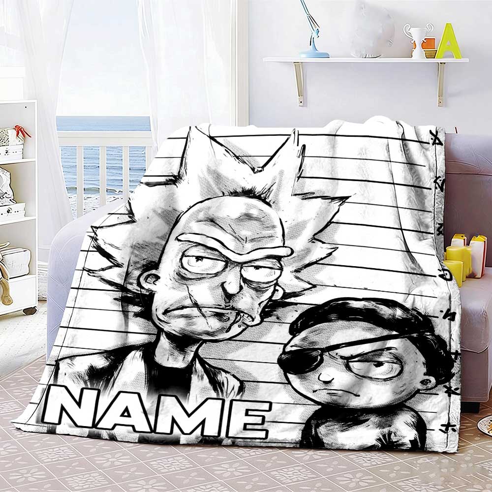 Warner Bros. Movies (27) Customize Your Name Blanket Cozy Customizable Blanket Soft Warm Cozy Throw For Livingroom Bedding Picnics Office Chair