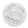 DIY Silicone Feather Shape Fondant Cake Decorating Mold Chocolate Mould Tool